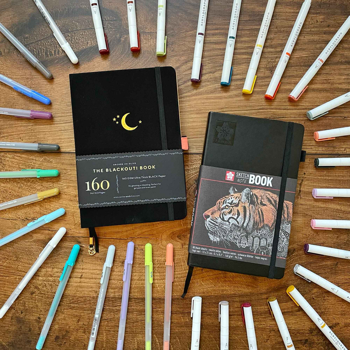 Blackout Bullet Journaling | Nikki&rsquo;s Supply Store