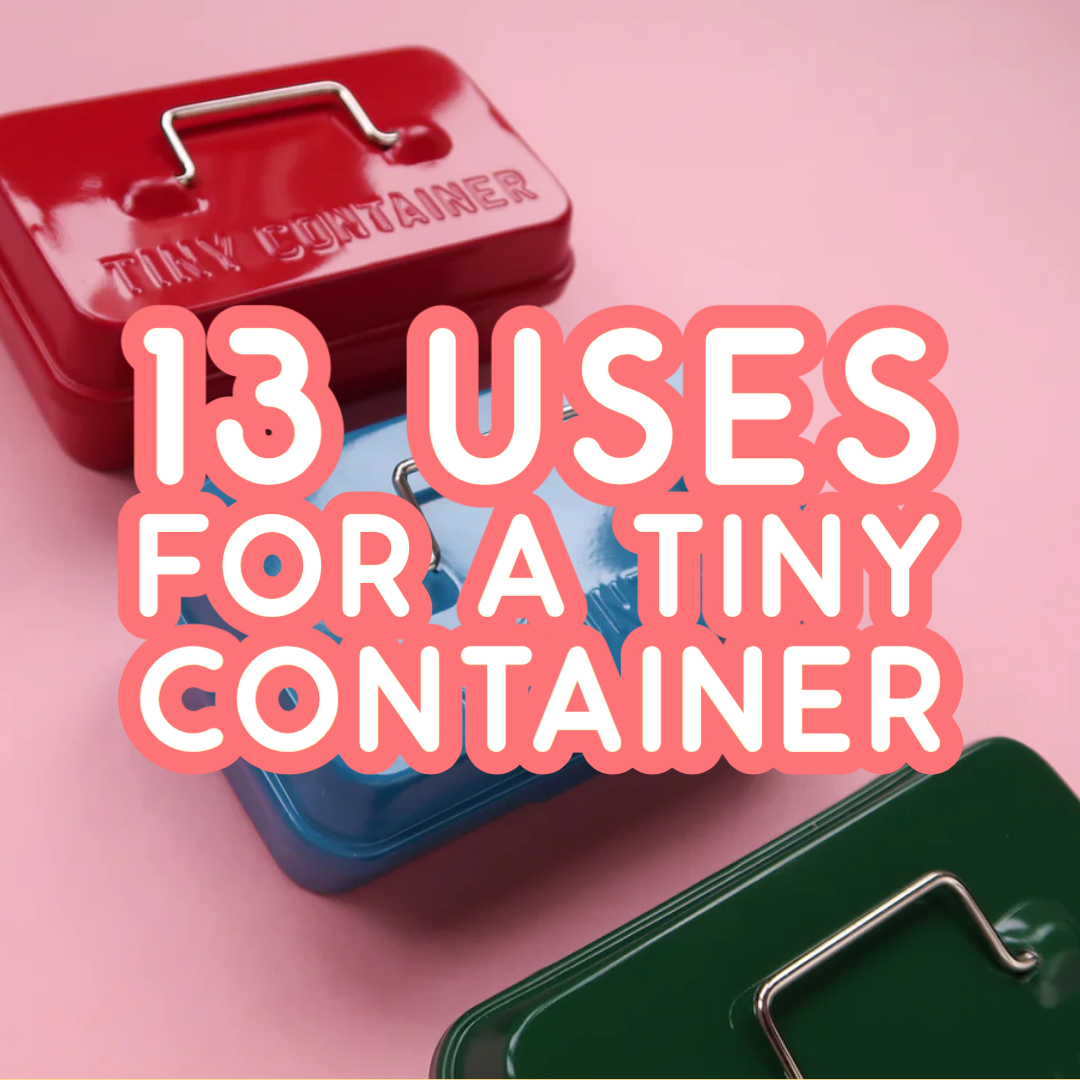 Perfect small storage containers for tiny stuff