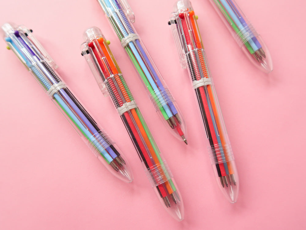 Multi hot sale colour biro