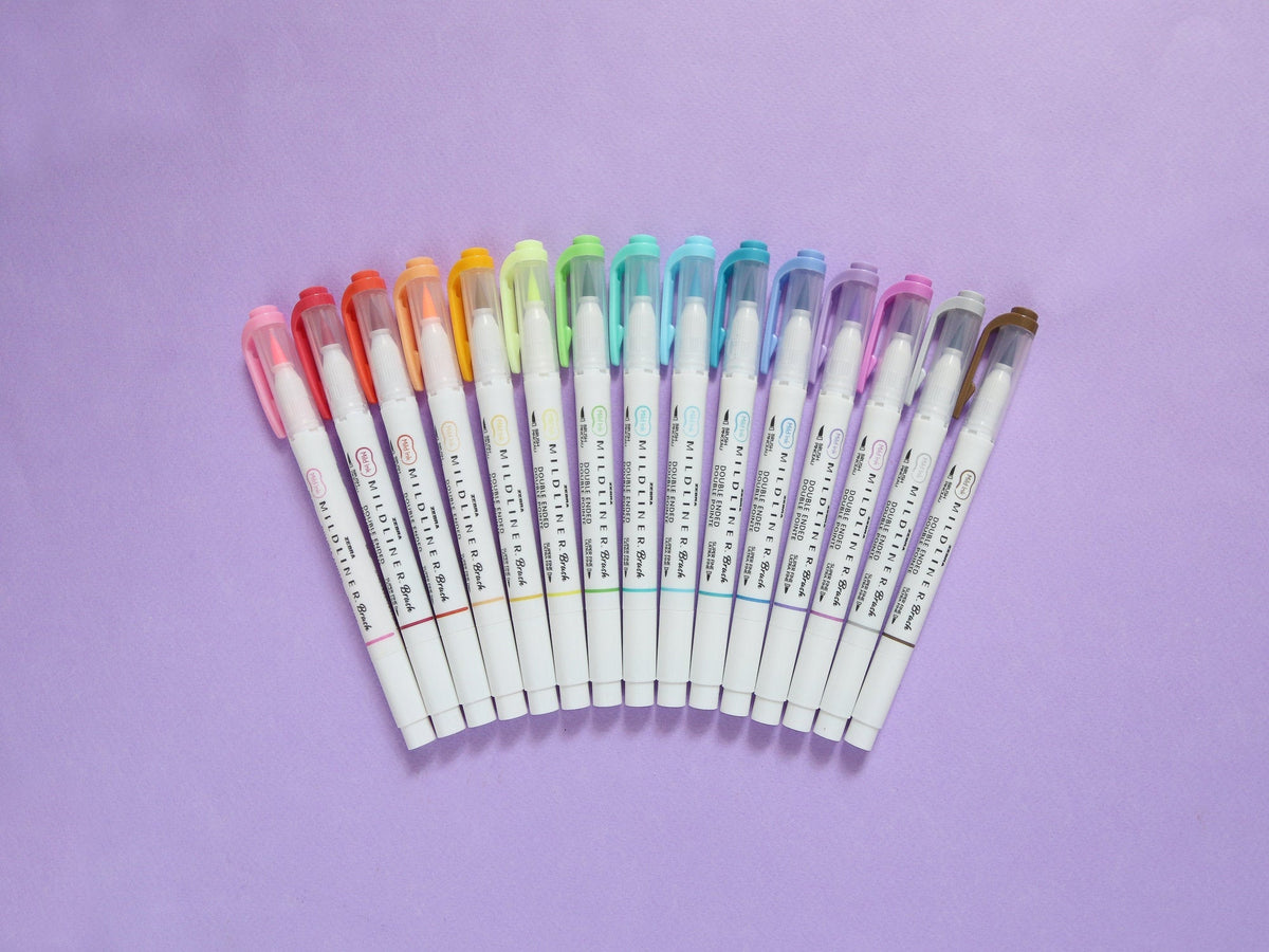 Zebra Mildliner Brush Marker Nikki's Supply Store