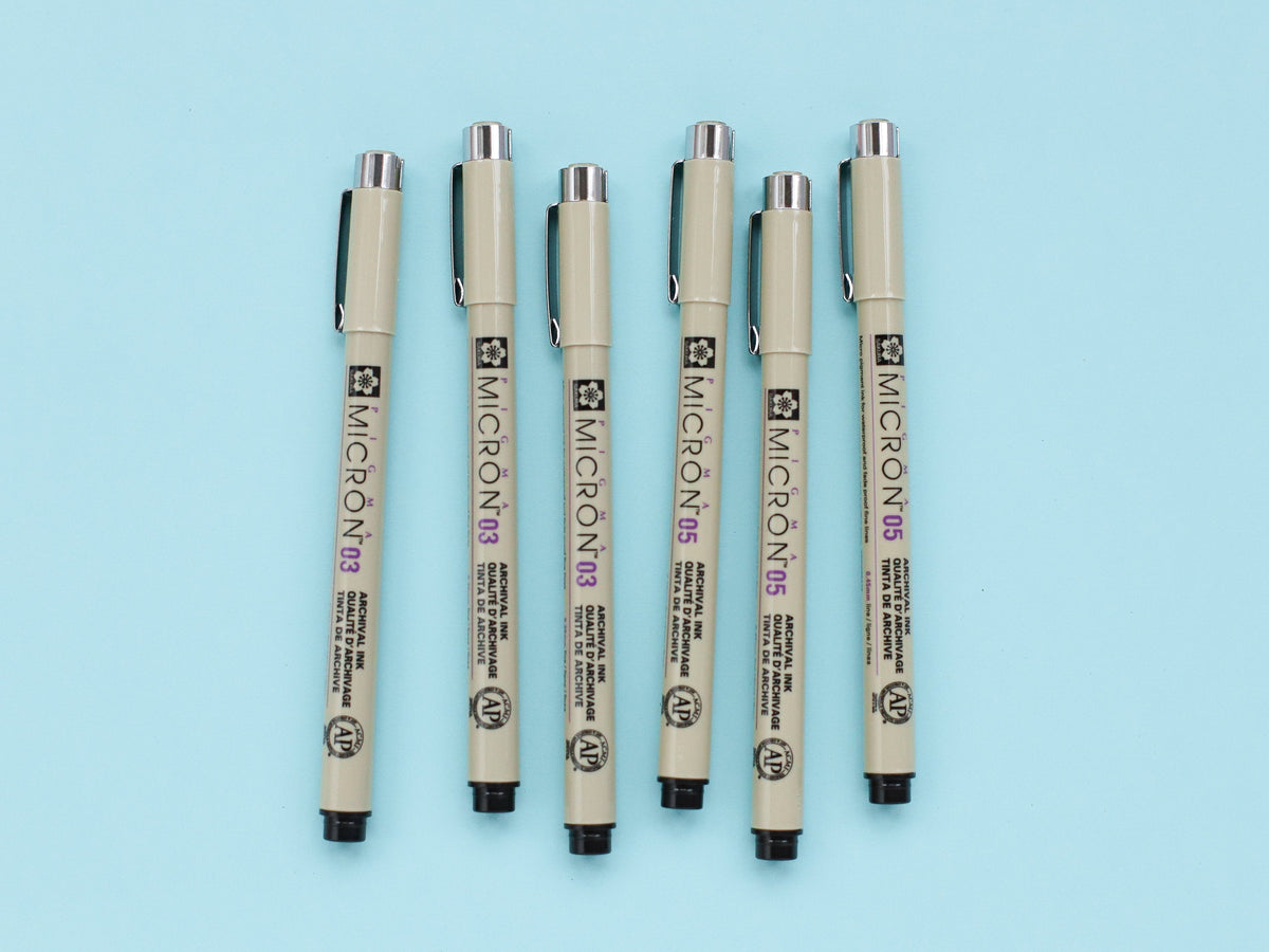 Sakura Pigma Micron Pen 05, Ultra Fine - 0.45 mm - Black