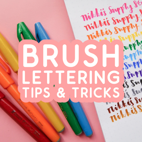 Up Your 2023 Bullet Journal Game with these Brush Lettering Tips & Tri ...