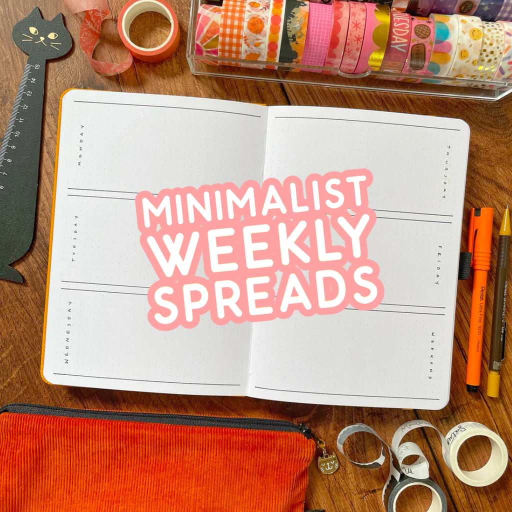 8 Minimalist Bullet Journal Weekly Spread Layouts to Try