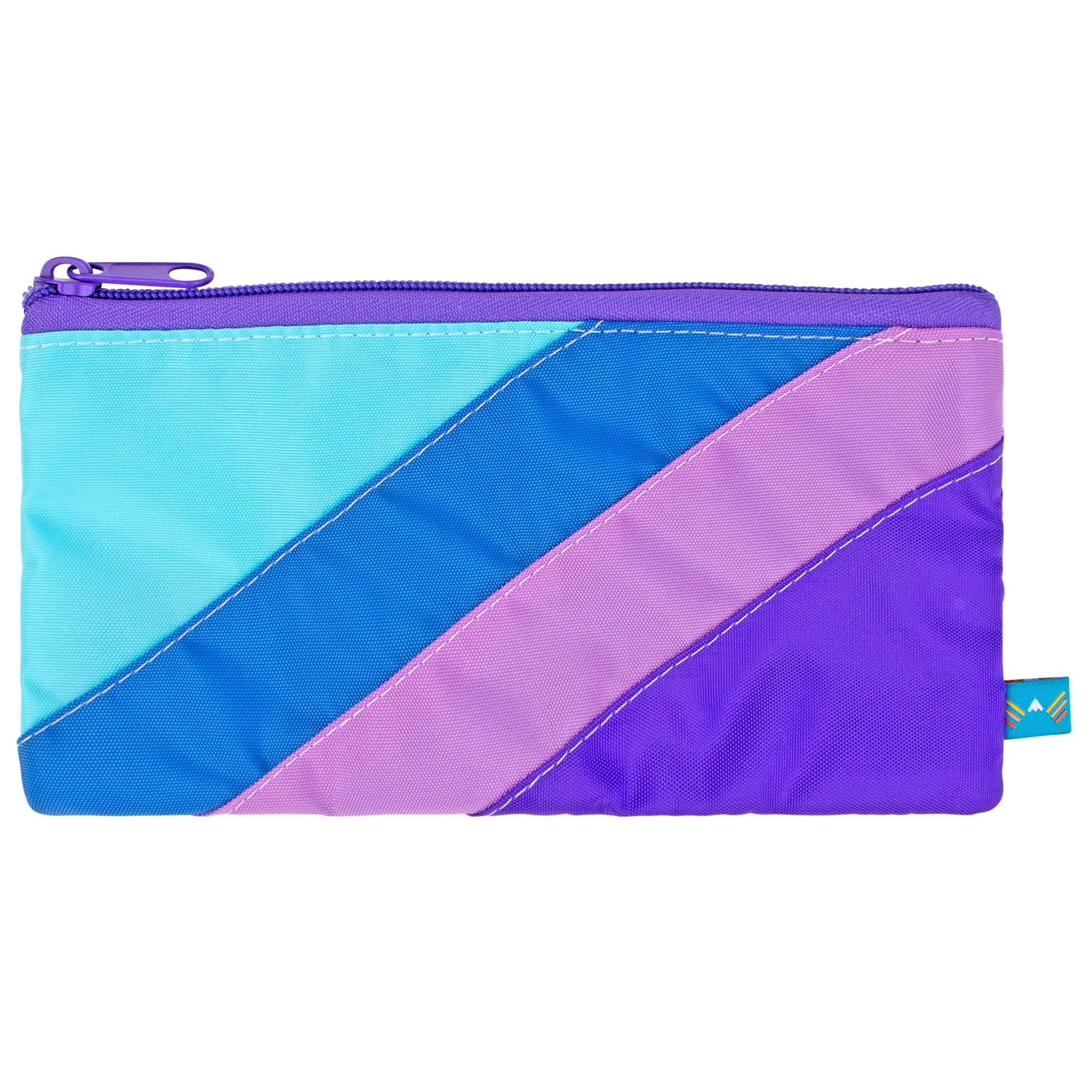 Stripe Pencil Zip Pouch - Cool Effect | Nikki's Supply Store