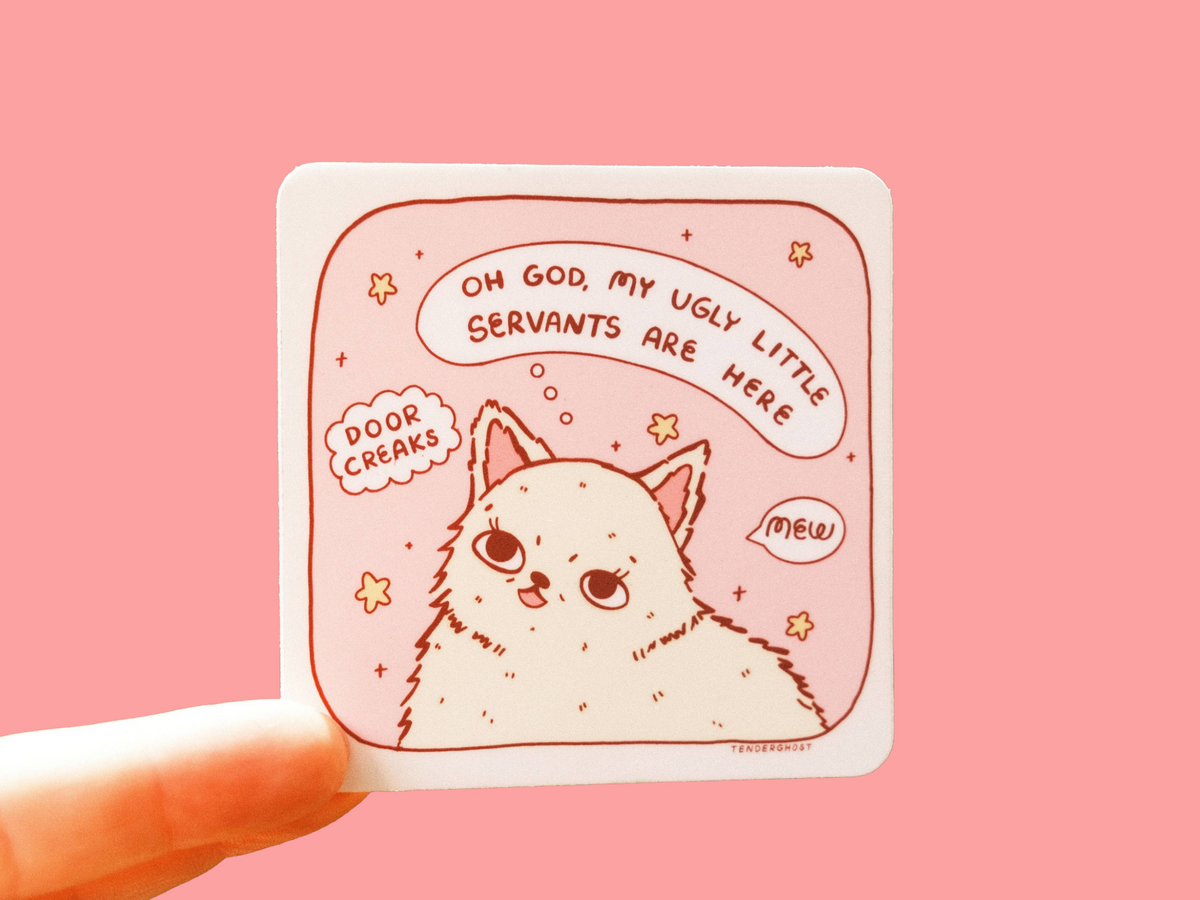 Mean Kitty Sticker | Nikki's Supply Store