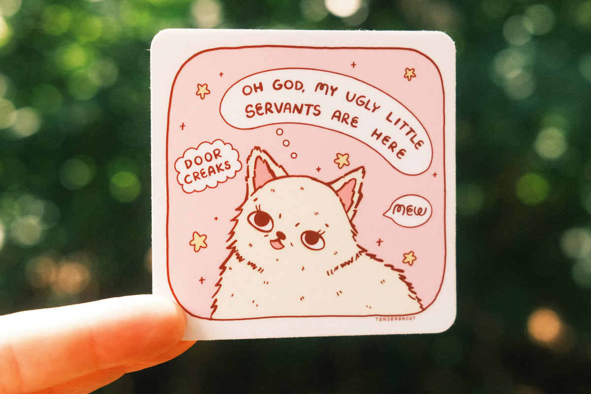 Mean Kitty Sticker | Nikki's Supply Store