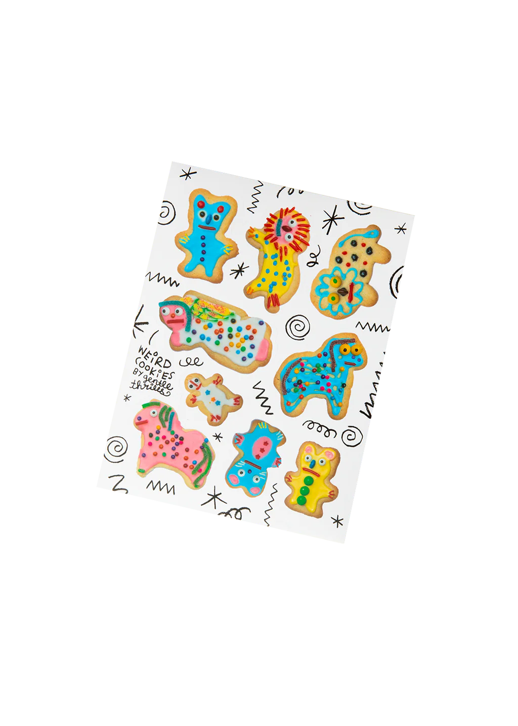 Weird Cookies Sticker Sheet | Nikki's Supply Store
