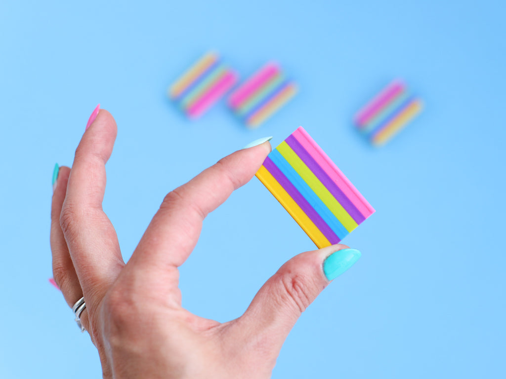 Bright Stripes Eraser