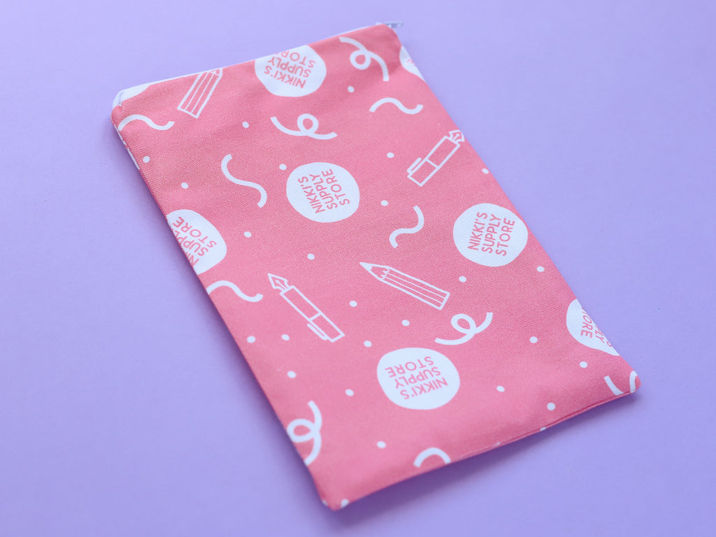 Pink Confetti Journal Pouch - A5