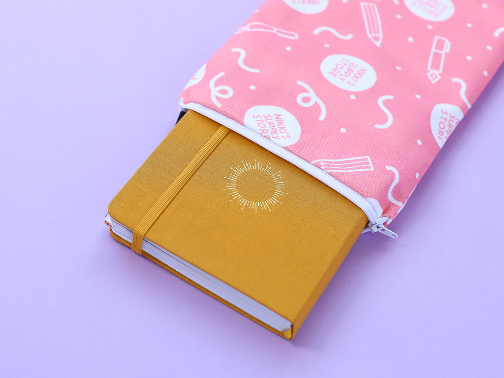 Pink Confetti Journal Pouch - A5