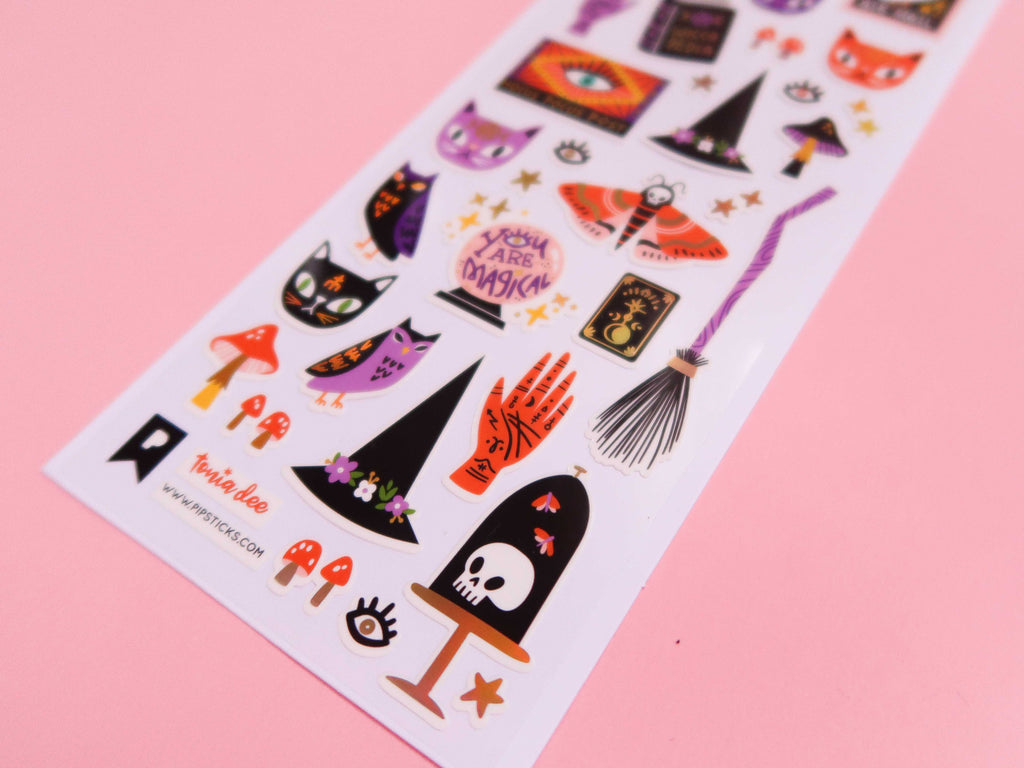 Tonia Dee - Witches Be Crafty Stickers