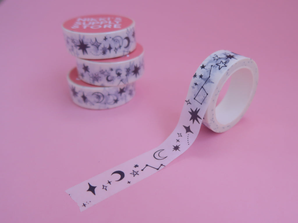 Constellation Washi Tape - Monochrome