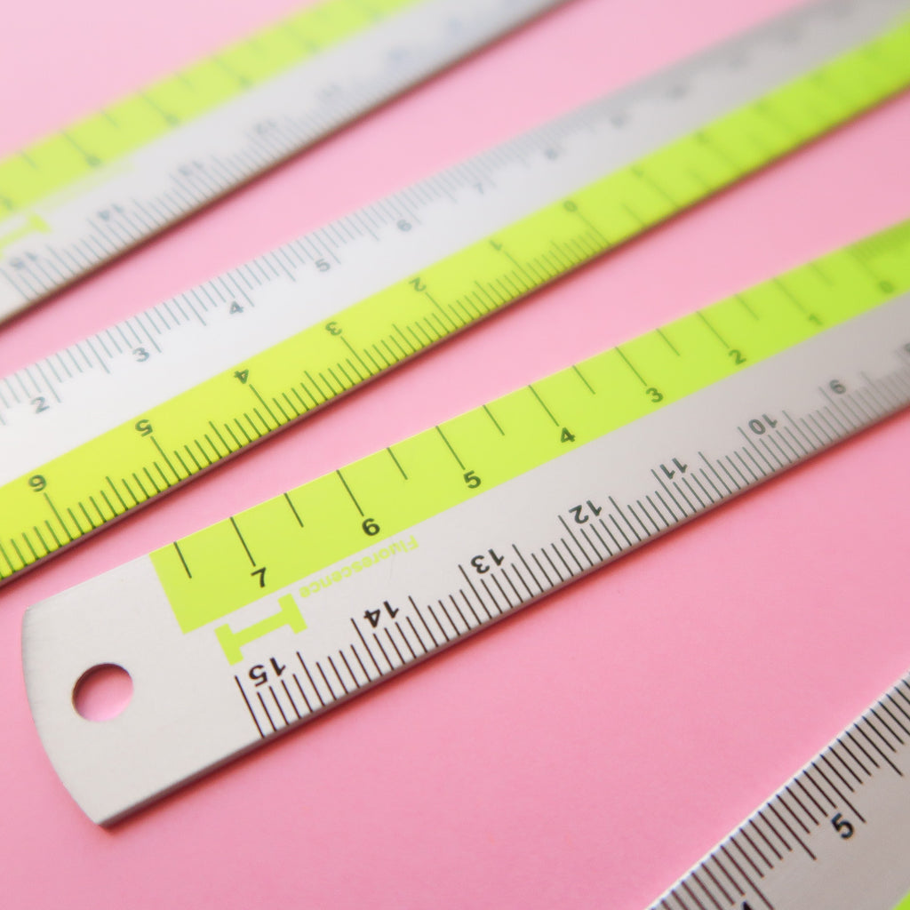 Aluminium Mini Metal Ruler - 15cm | Nikki's Supply Store