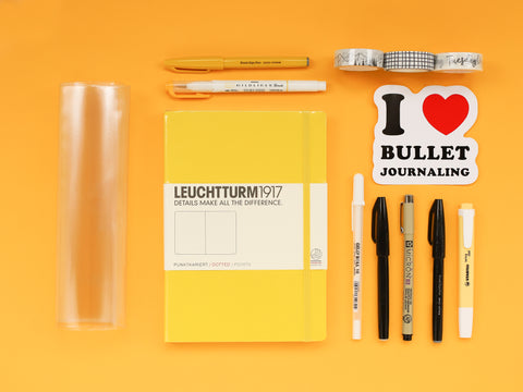 Bullet Journal Starter Kit - Yellow
