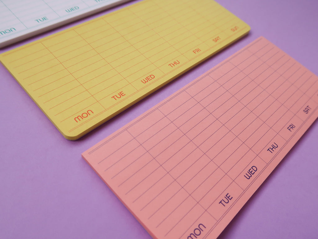 Weekly Planner Pad - Sticky Notes