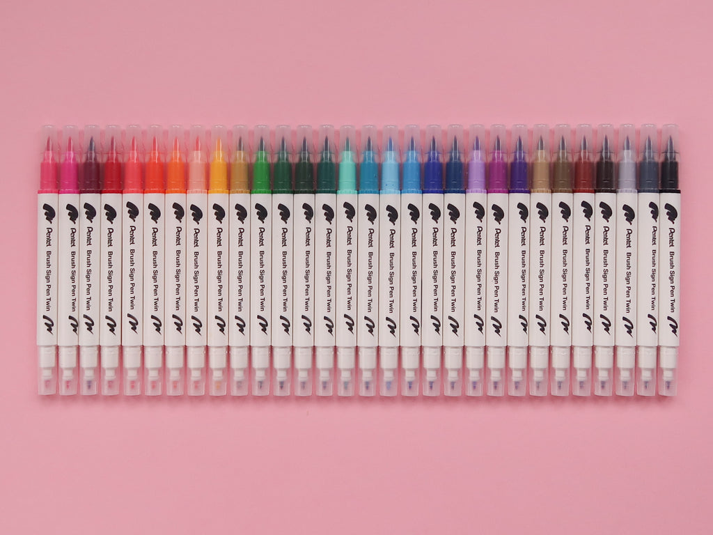 Sign Pens Twin Tip Brush Sign Pen | Nikki's Supply Store