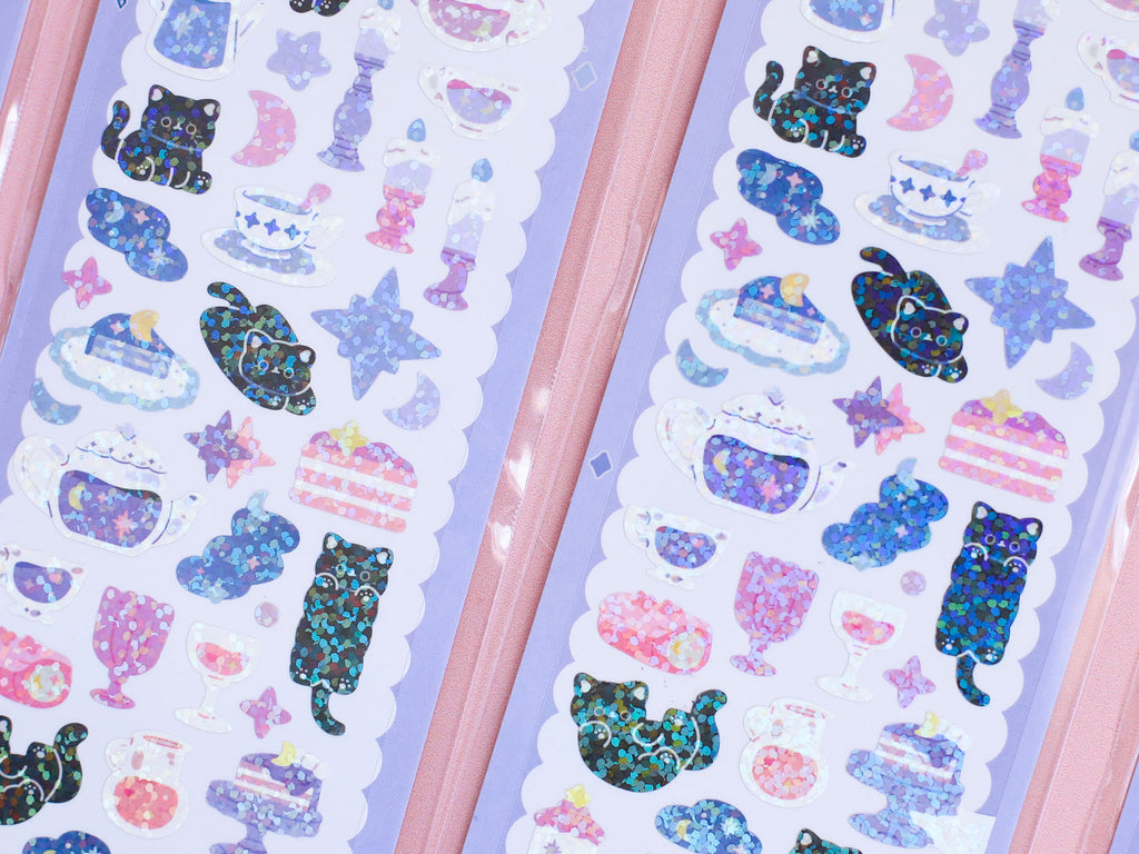 Magical Kitten's Tea Party Stickers