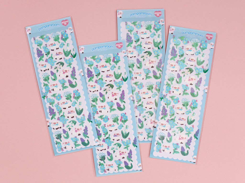 Lambs & Lilacs Stickers