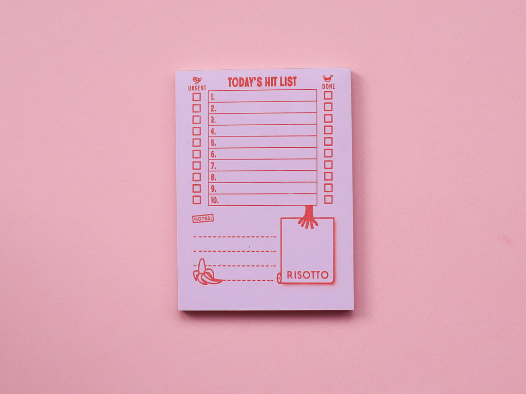 Risotto Studio Hit List Notepad - A6