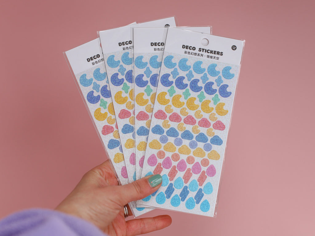 Wonderful Weather Holographic Stickers
