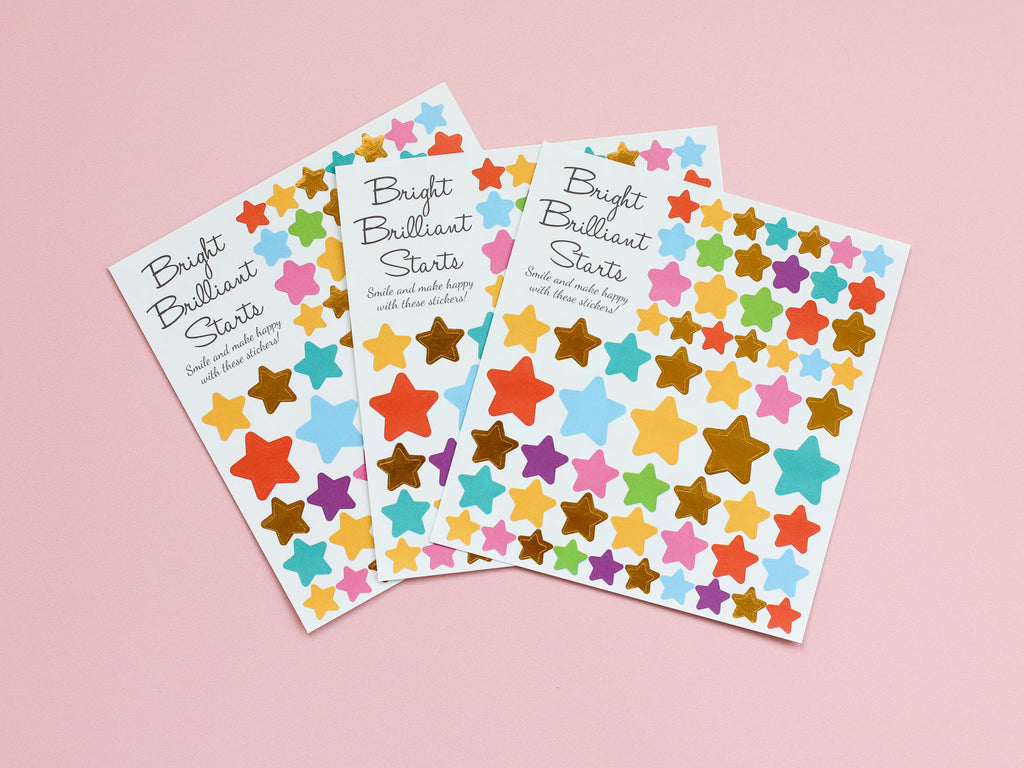 Rainbow Bright Star Stickers