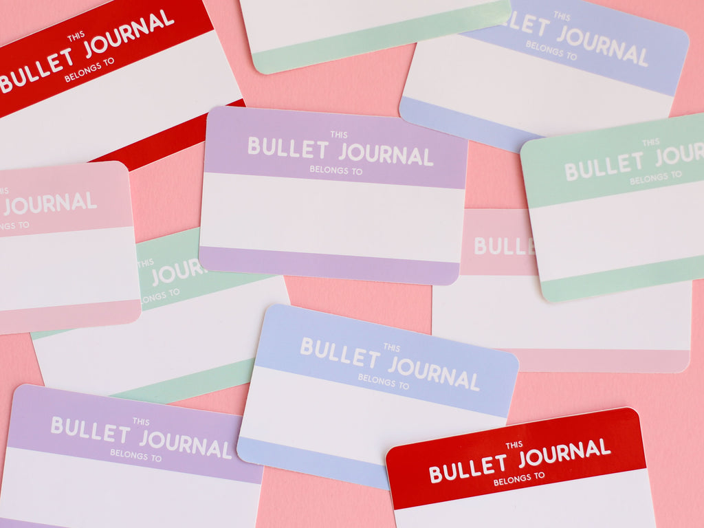 This Bullet Journal Belongs To Vinyl Stickers