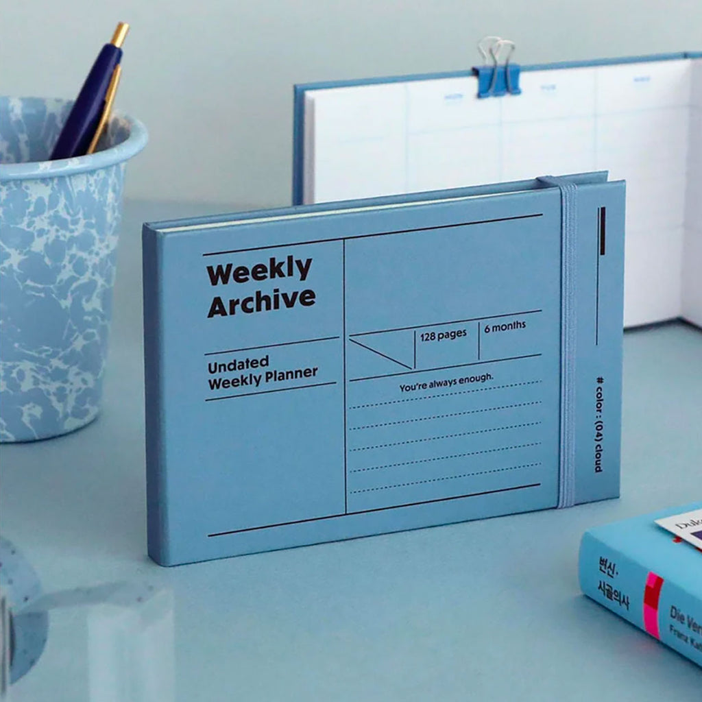 Undated Weekly Archive Planner