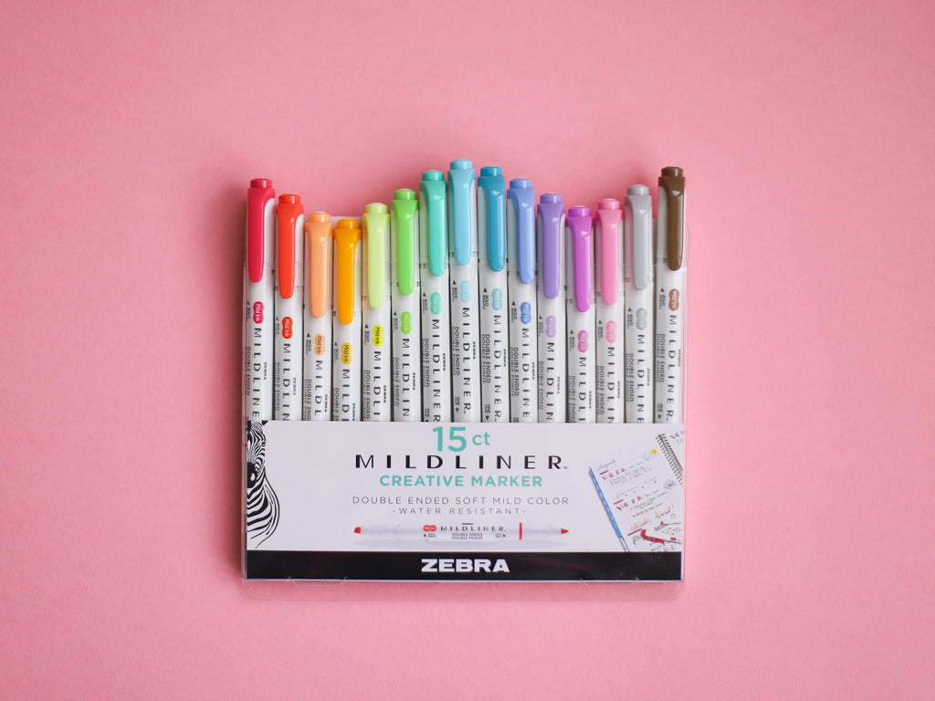 Zebra Mildliner Set - Rainbow