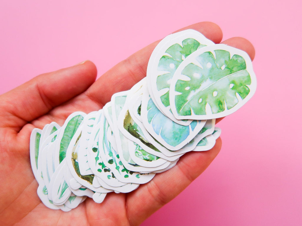 Leaf Paper Stickers