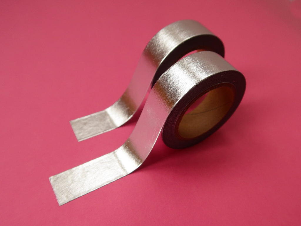 Metallic Silver Washi Tape