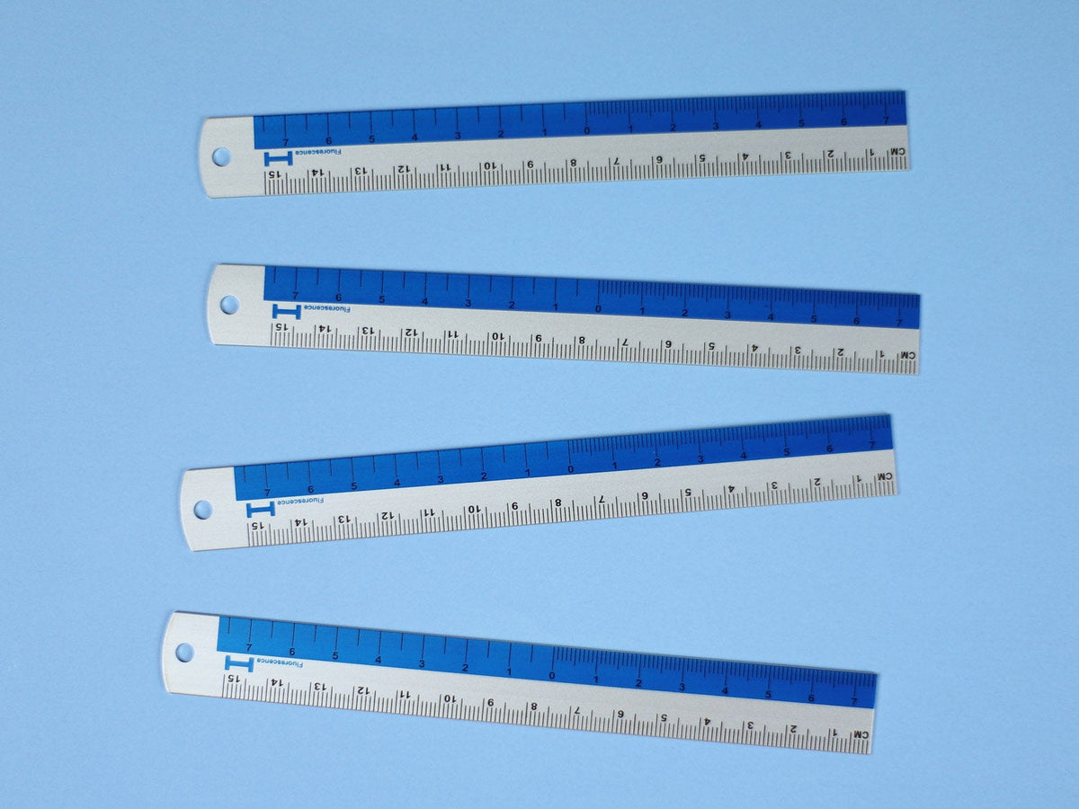 Aluminium Mini Metal Ruler - 15cm | Nikki's Supply Store