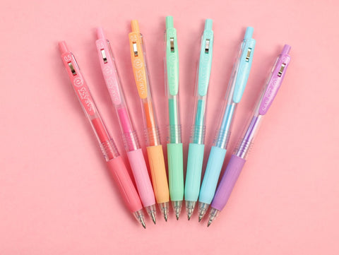 SARASA Milkyコラボ4本セット Sarasa Clip Milky Gel Pen | Nikki's Supply Store