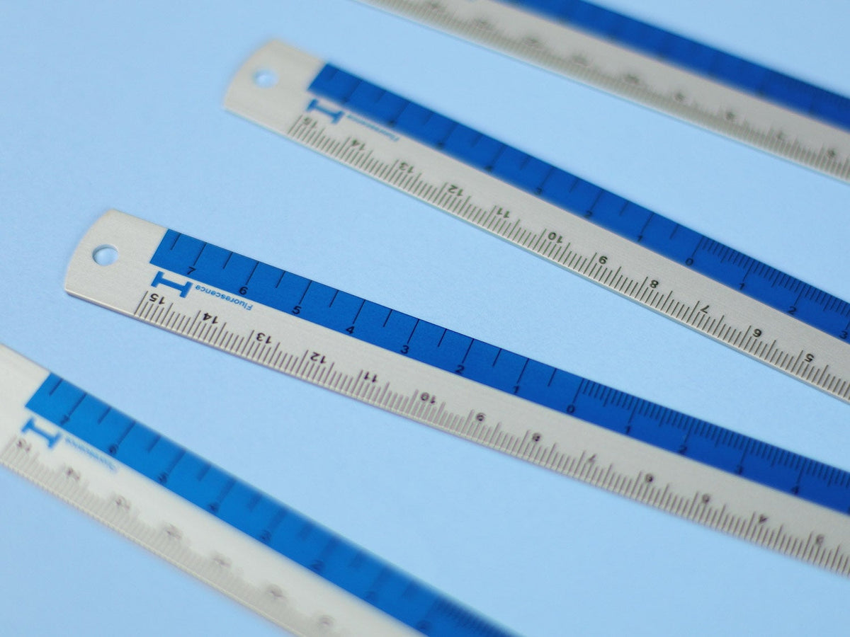 Aluminium Mini Metal Ruler - 15cm | Nikki's Supply Store