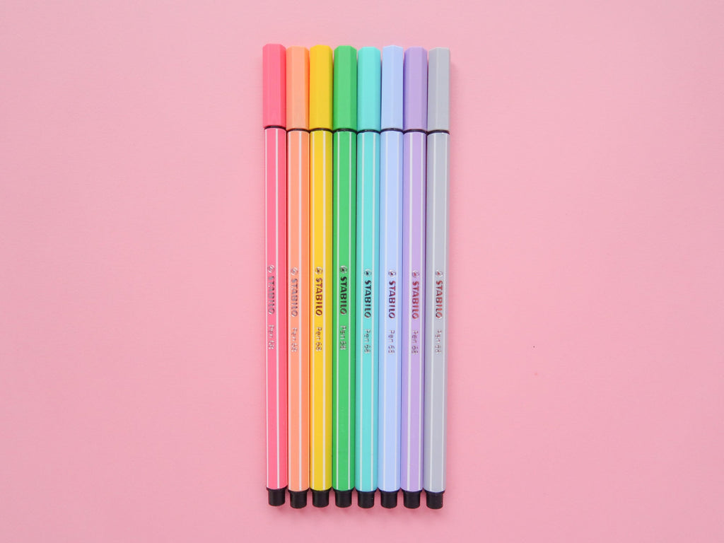 Pastel Marker Set of 8 - Pen 68