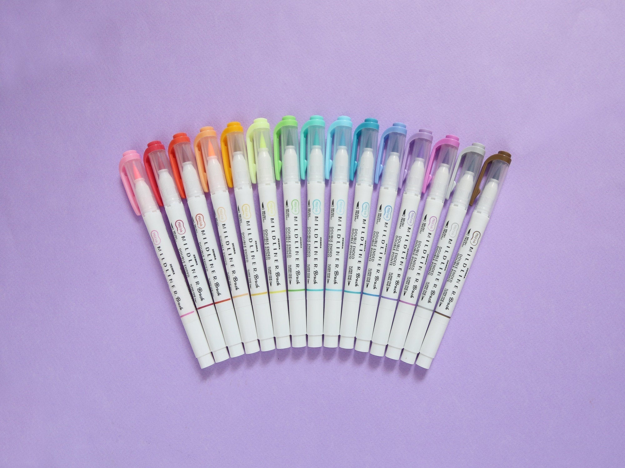 Zebra Mildliner Brush Marker