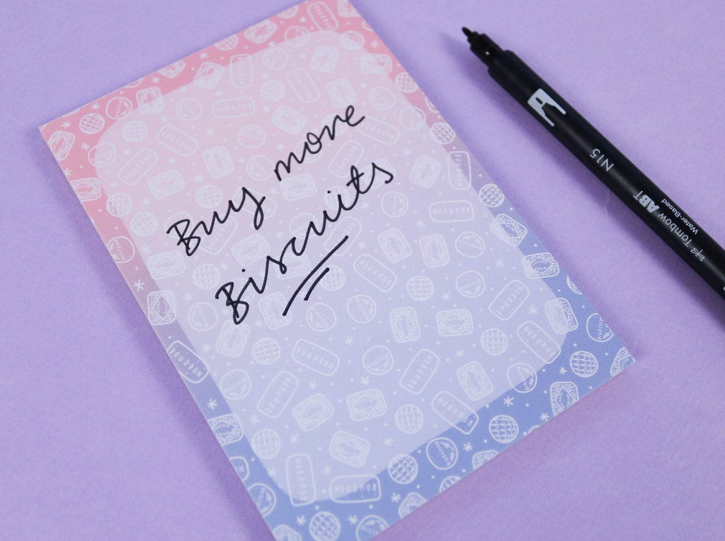 Ombre Biscuits Notepad - A6