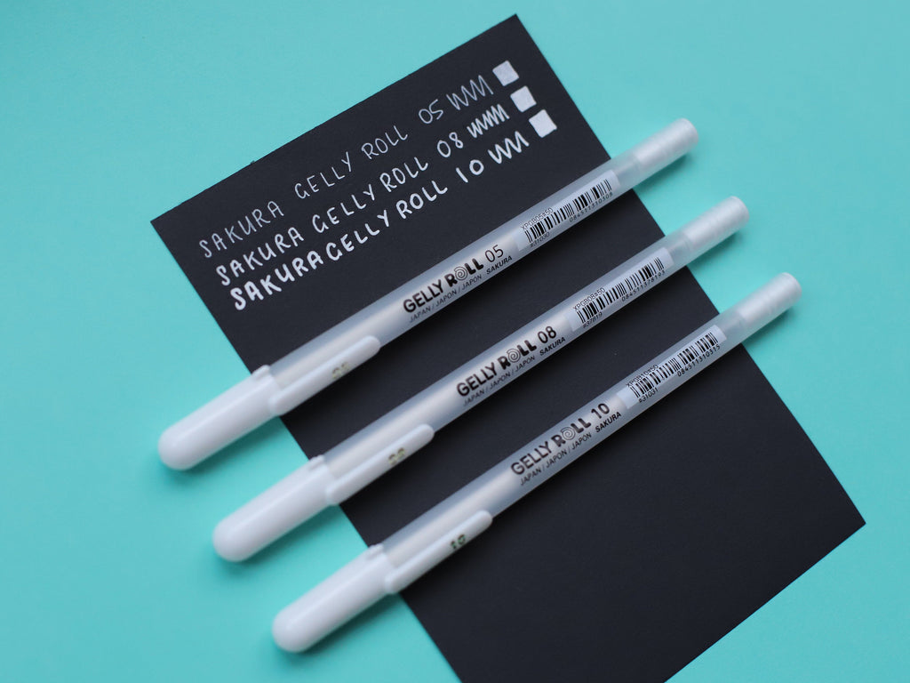 Sakura Gelly Roll White Gel Pen 05 08 10 - Main Image