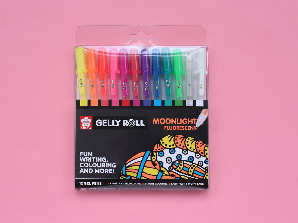 Gelly Roll Moonlight Fluorescent Gel Pens