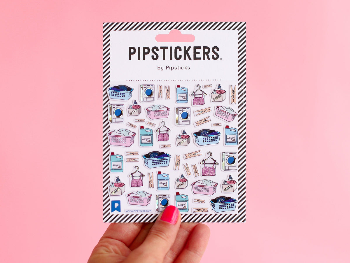 Fluff and Fold Laundry Stickers | Nikki's Supply Store