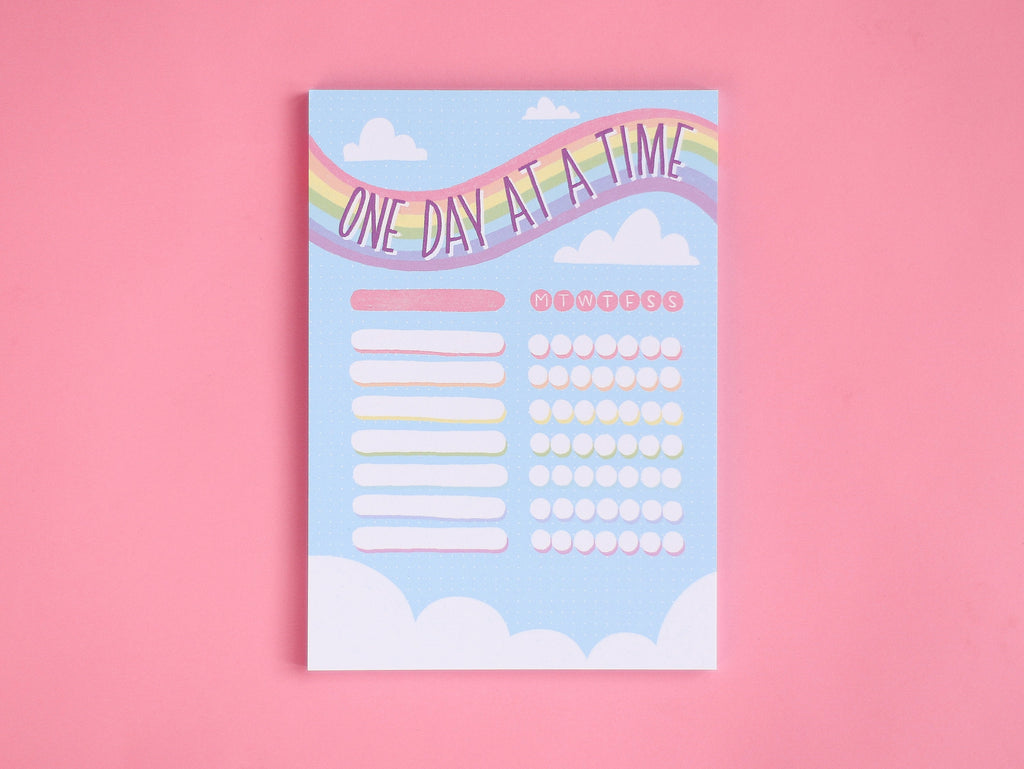 One Day At A Time Tracker Pad - A5