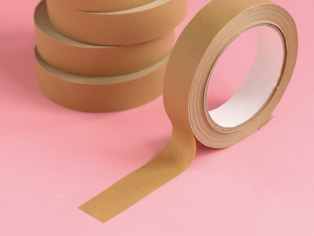 25mm Kraft Paper Parcel Tape